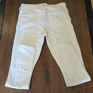 MOTHER Women's Off-White Ankle Jeans